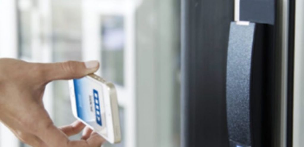 Commercial access control reader for secure business entry
