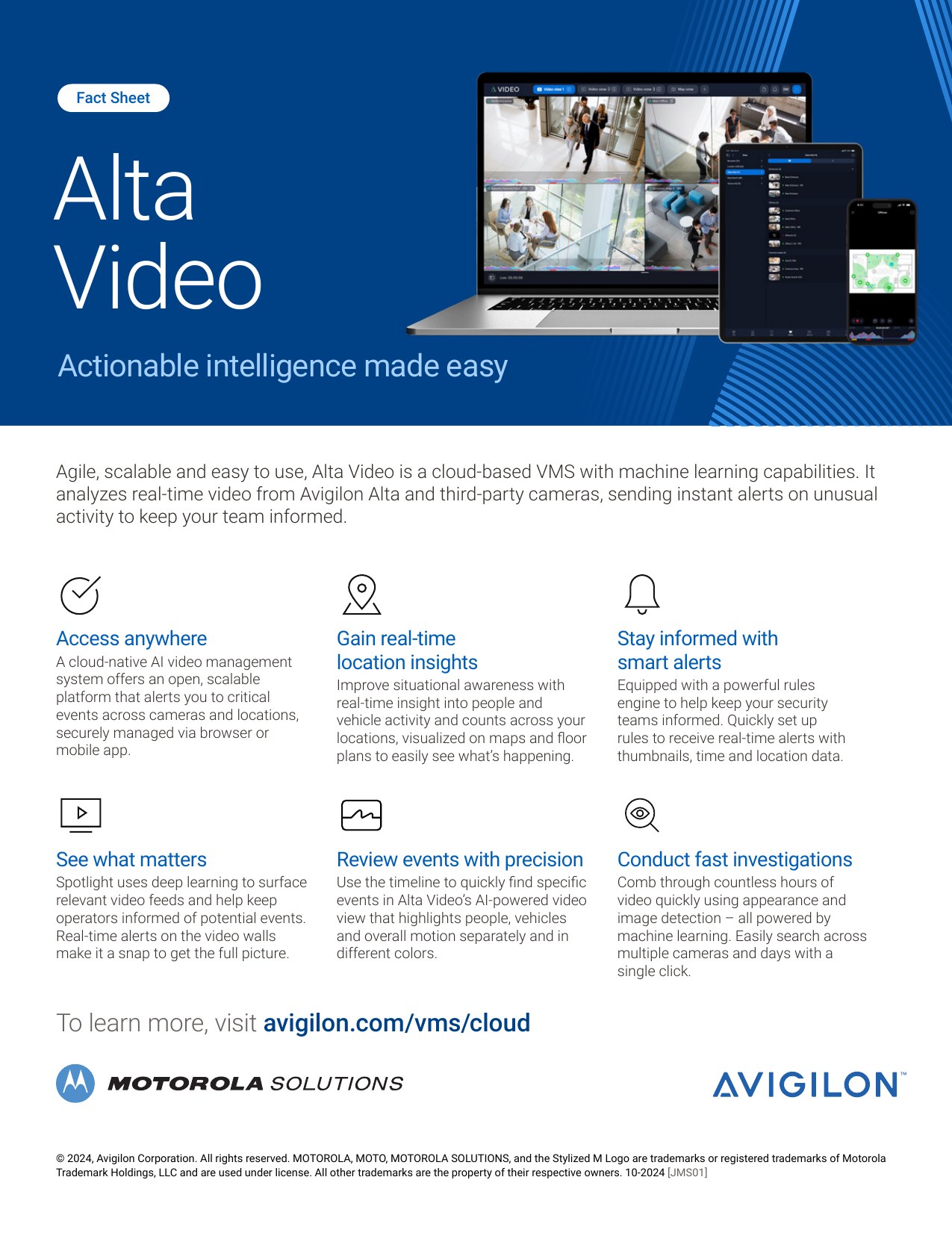 Avigilon Alta Video Factsheet