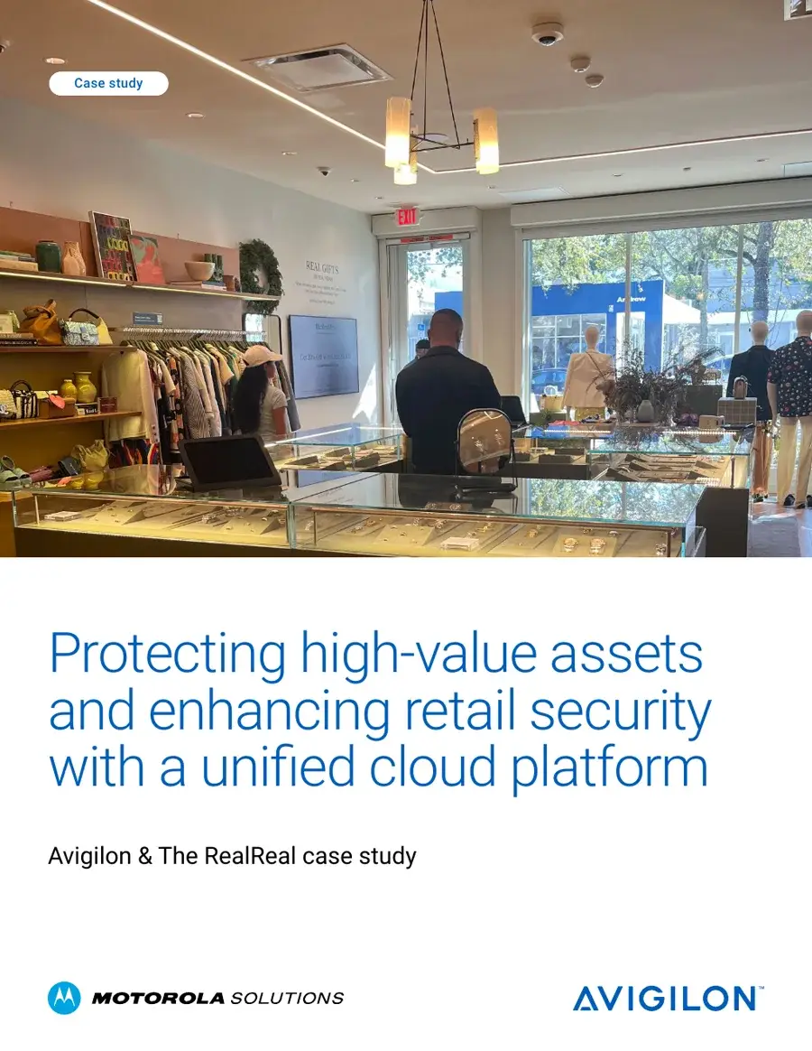 The RealReal Avigilon customer story cover
