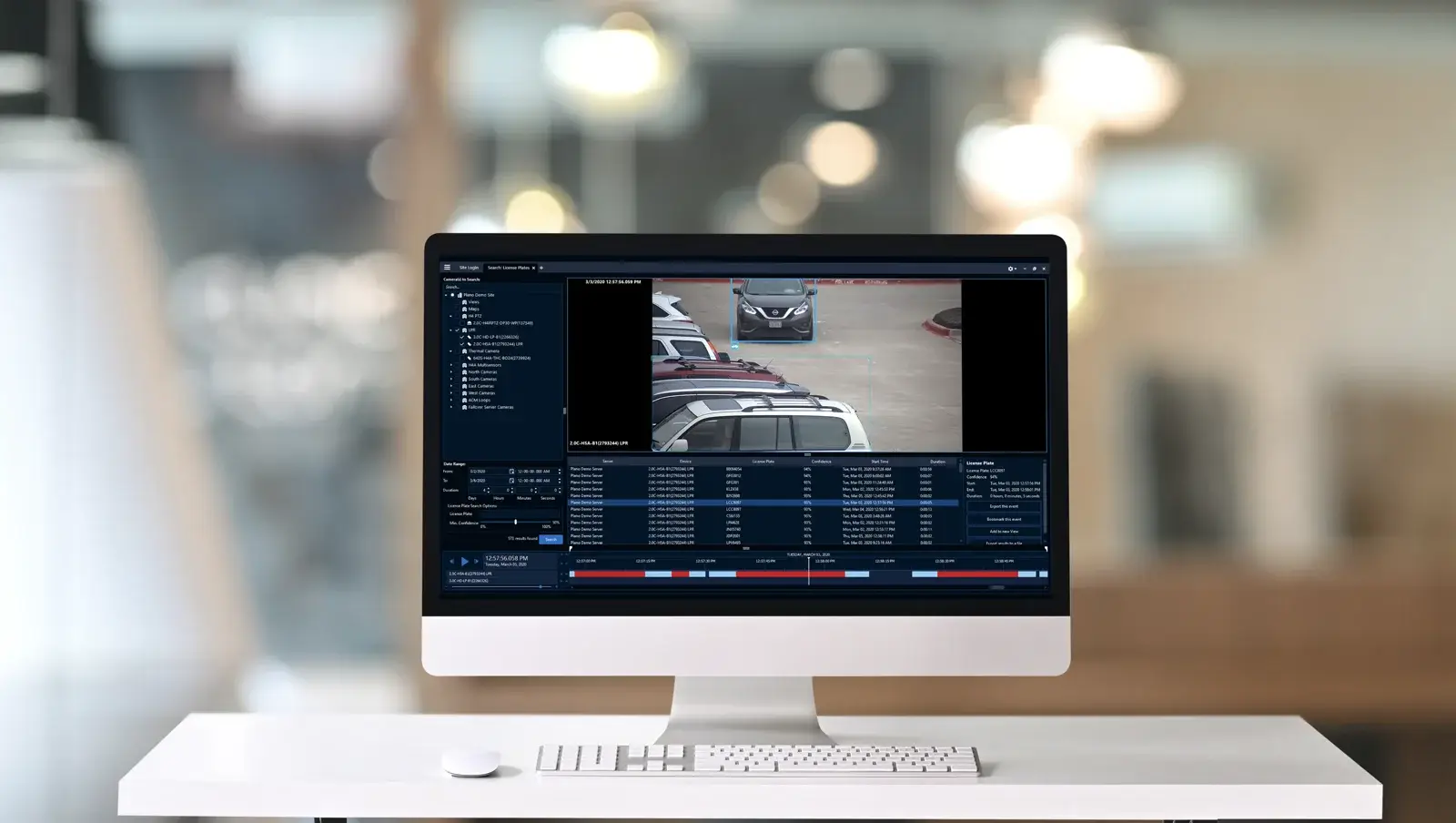 Approved Avigilon Unity Video LPR review interface