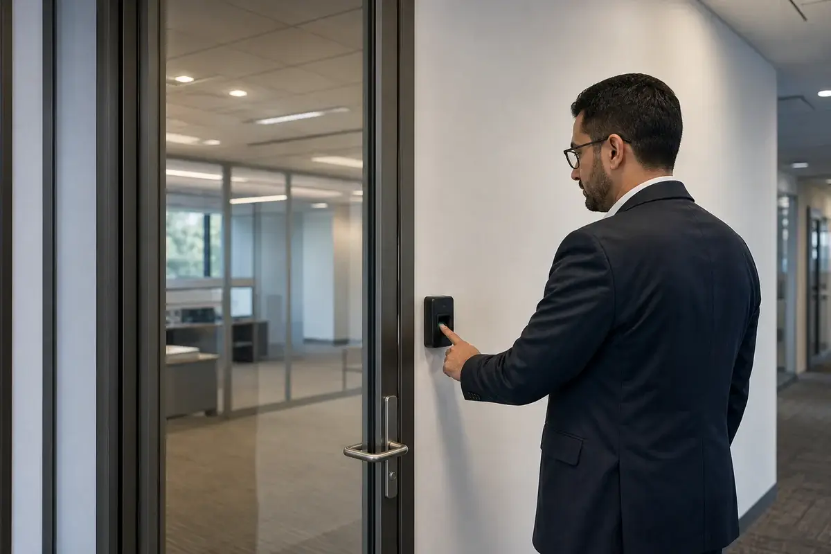 Fingerprint biometric reader used for commercial access control